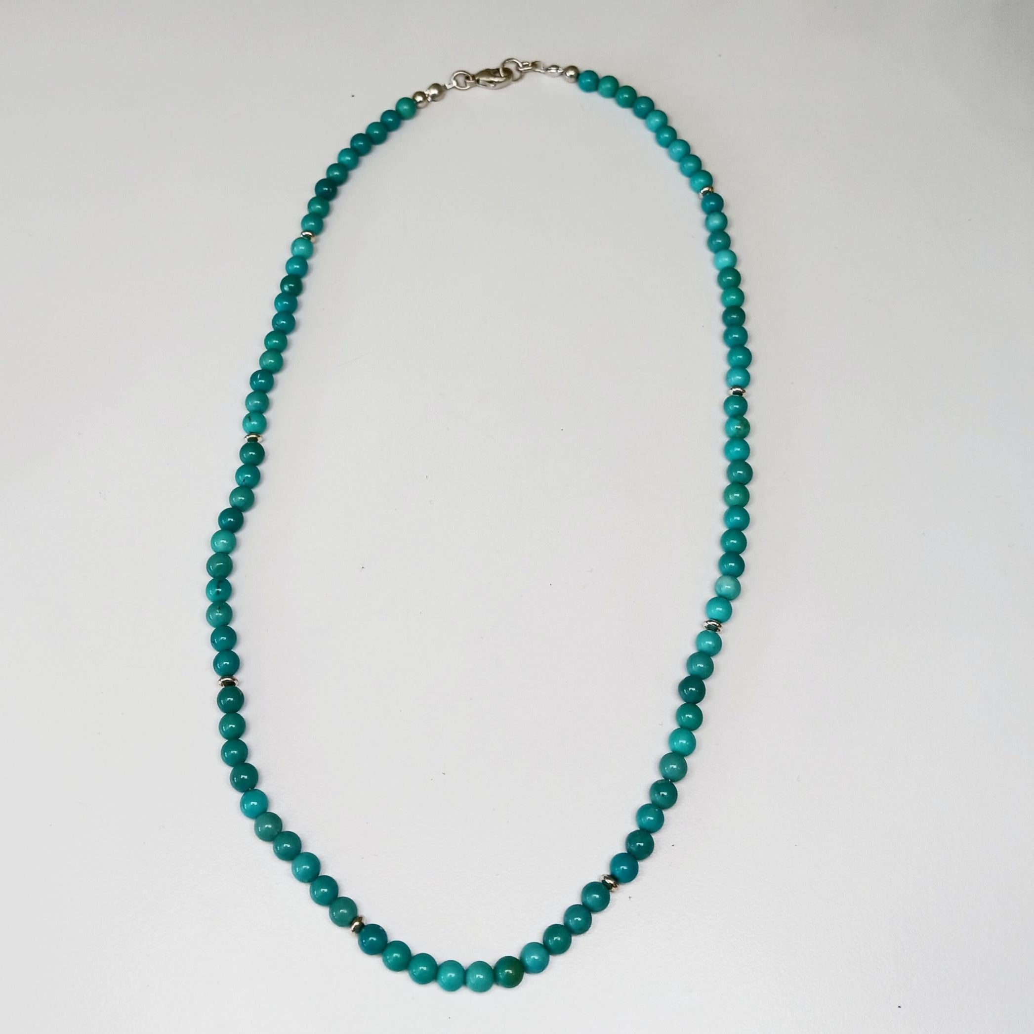 Tibetan Green Glass Antique Bead Necklace – Estate Beads & Jewelry